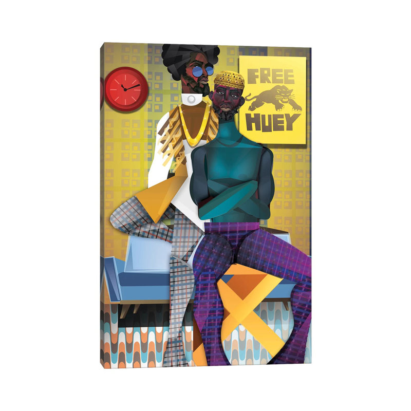 Right On by Jaleel Campbell - Wrapped Canvas Print, 20.32 cm H x 30.48 cm W