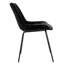 Chaise d'appoint rembourrée en velours capitonné Stoker-2145662561