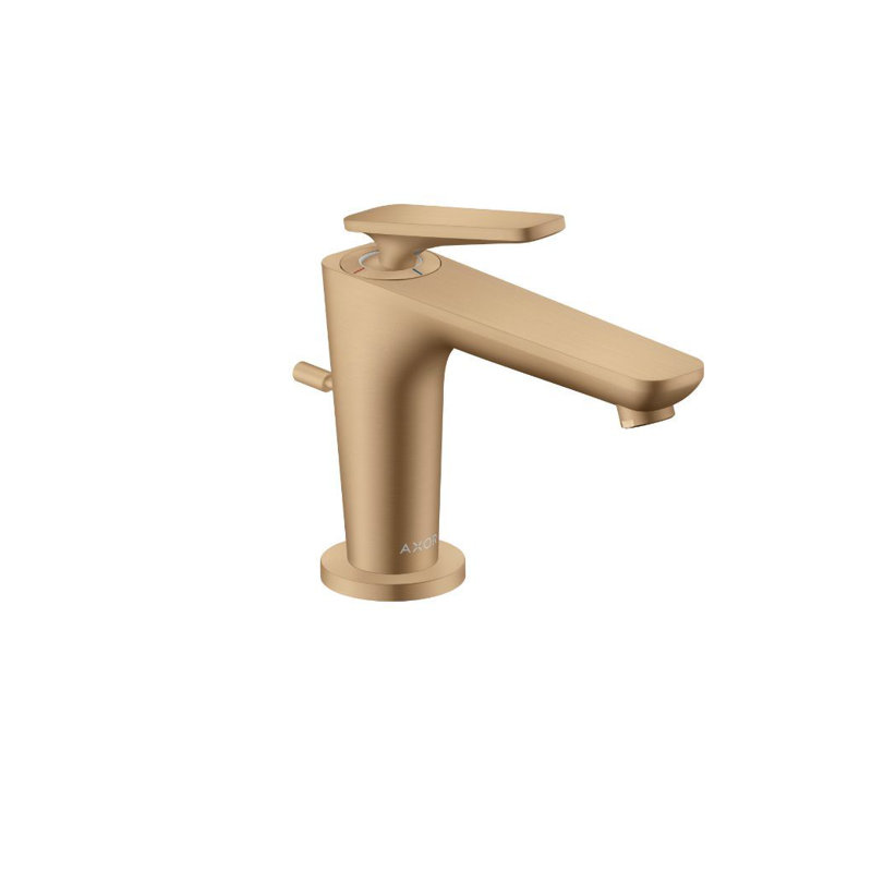 AXOR Citterio C Single-Hole Faucet 90 Coolstart With Pop-Up Drain, 1.2 GPM, Bronze