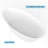 66.9-Inch Oval Freestanding Solid Surface Soaking Bathtub With Drain