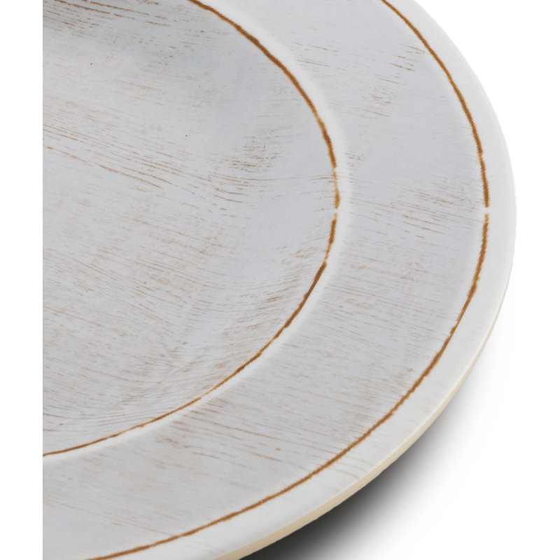 Vinny 9" Melamine Salad Plate, Buff