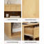 Table de chevet flottante moderne avec coins arrondis-307605674