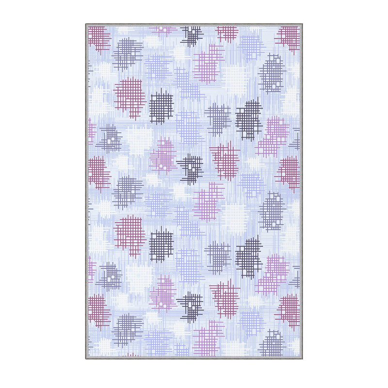 Premium Hall Carpet, 100% Polyester, 39.4 x 59.1 inches | 8 mm Pile Height, 650 g/m² | Antibacterial, Non-Slip PVC Felt Dot Underside, Machine Washable | 3D Digital Print, Durable & Stylish for Home Decor