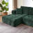 Chenille L-Shape Luxury Sectional Oversized Sofa,Mnimalist Design,Comfy Sleeper Couch For Living Room