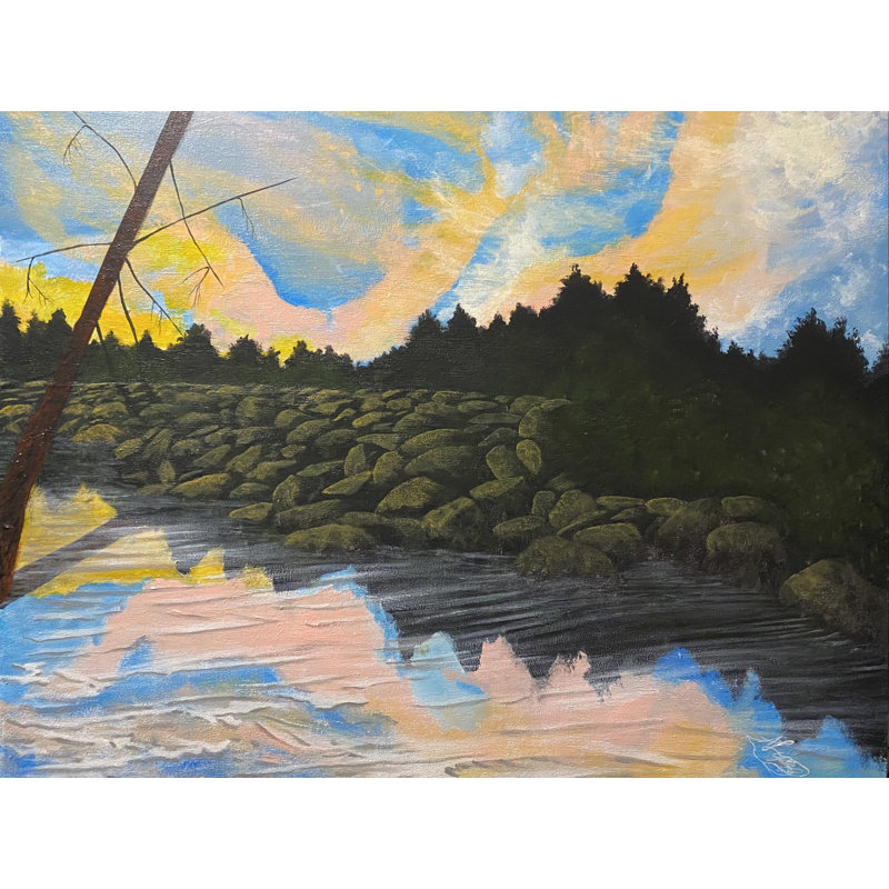 Welcome To Peace Print by Alicia Lopez, 24" H x 32" W, Wrapped Canvas