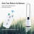 Simple Deluxe 38 Inch Tower Fan, 3 Speeds & 15 Hours Timer, 45  Oscillating Bladeless Fan, With Remote Control, Air Circulator Fan For Room, White