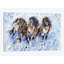 «Yakutian Horses in the Snow Storm», reproduction sur toile-33354585-72416922-72416926