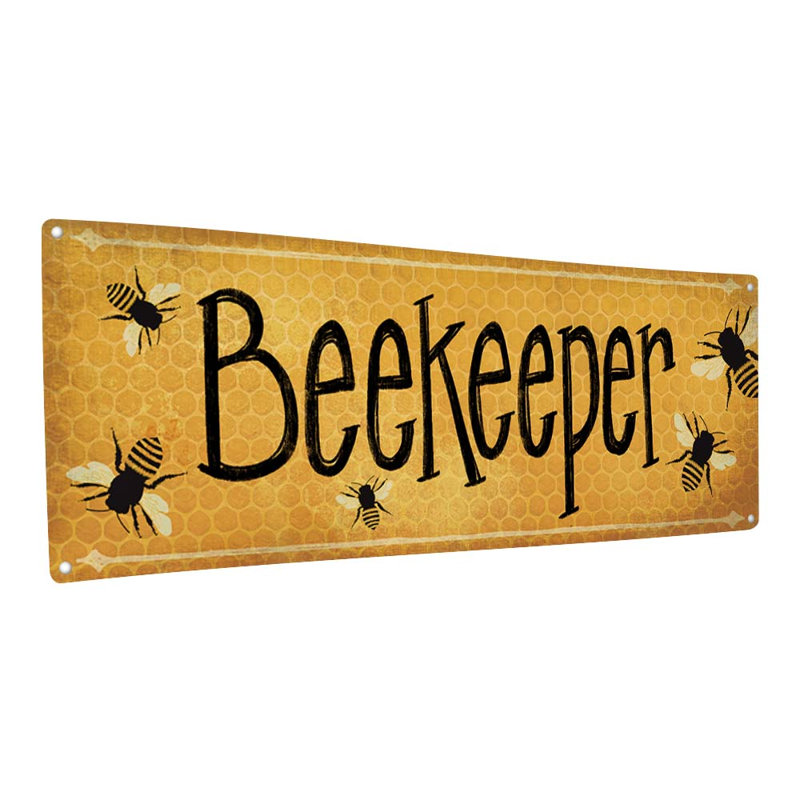 «Beekeeper», impression sur métal