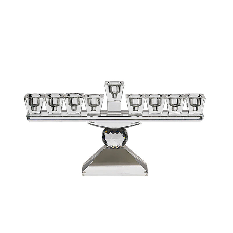 Menorah en cristal - Support à bijoux décoratif