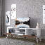Meuble télé 70 po Dekoactive - Finition blanche, style épuré et contemporain-1973536223