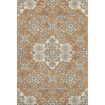 Premium Machine Washable Crestover AMF1853 Global Rug