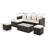 Ailanie 4 - Person Patio Conversation Set