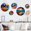 Décoration murale en métal Miami Beach Holidays II - City Miami