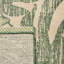 Tapis d'intérieur / extérieur à motif floral Lueck-784301779
