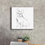 «Line Dog French Bulldog II» par Chris Paschke, estampe numérique sur toile-797531186
