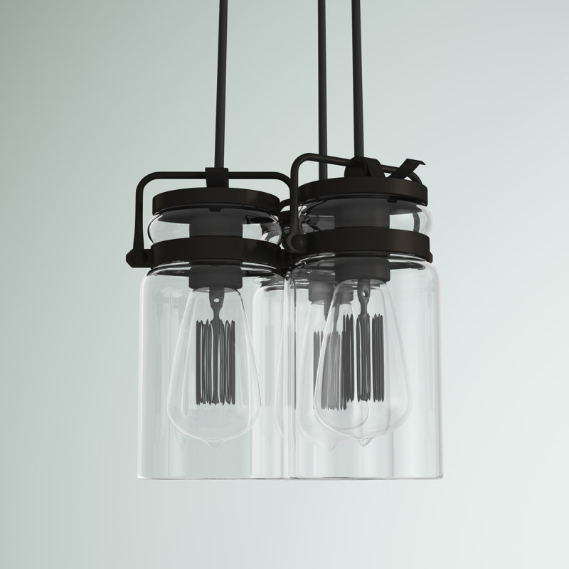 Sue 3 - Light Cluster Pendant, Olde Bronze