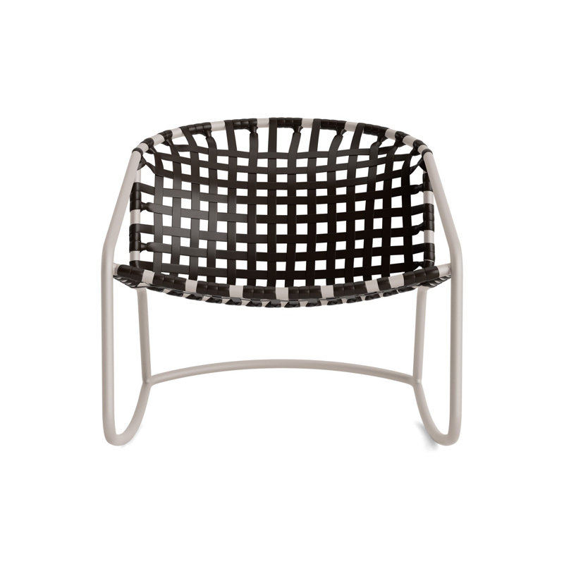 Kantan Outdoor Lounge Chair, Dove Smooth/Coffee