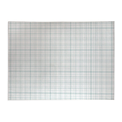 Tapis de bureau léger à carreaux Liz
