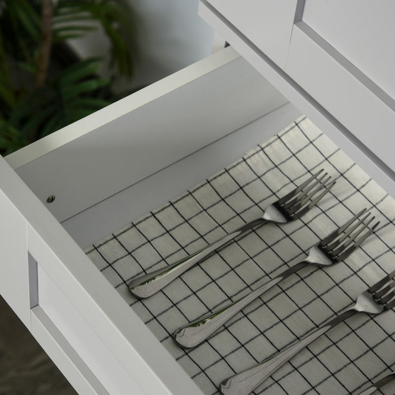 Armoire autoportante avec portes et tiroir HOMcom