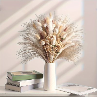 106pcs Artificial flowers mixed color packaging, for Thanksgiving and Christmas decorations, to create a warm winter atmosphere, DIY craft materials, for Home Decor, back to school, All-Season Elegant Tabletop Display