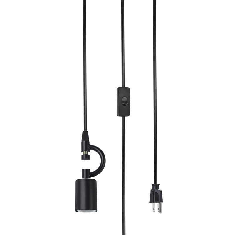 Celia 1 - Light Black Single Pendant, Off White