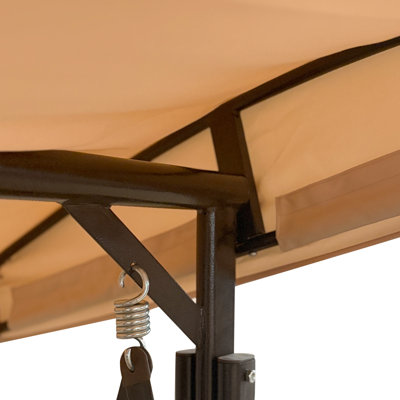 Garden Swing Chair Top Cover Only,Replacement Canopy Top For GT Porch Swing Model #GCS00229C (Not Fit Any Other Swing