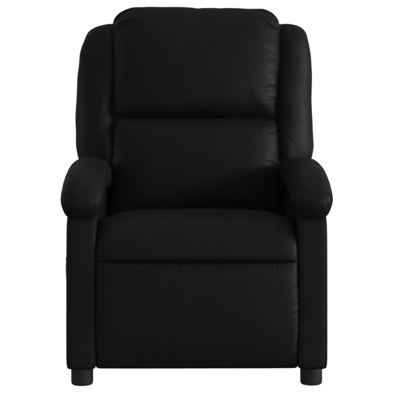 Massage Chair, Black Faux Leather