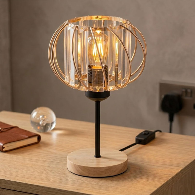Wood Table Lamp