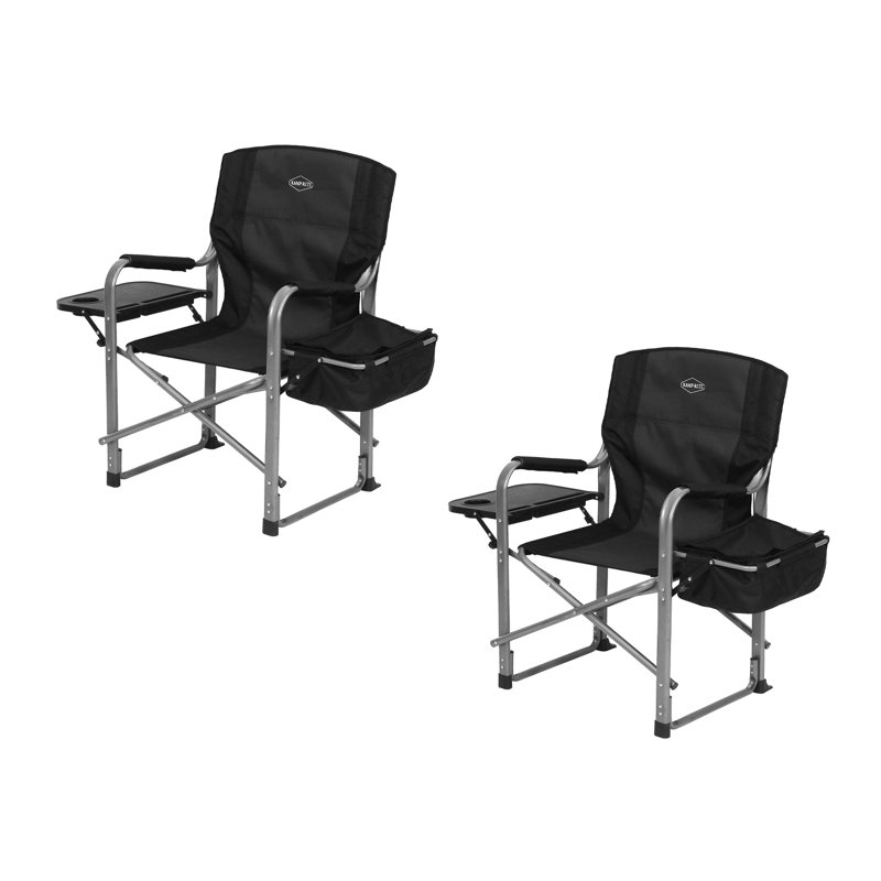 Folding Director Chair, Black