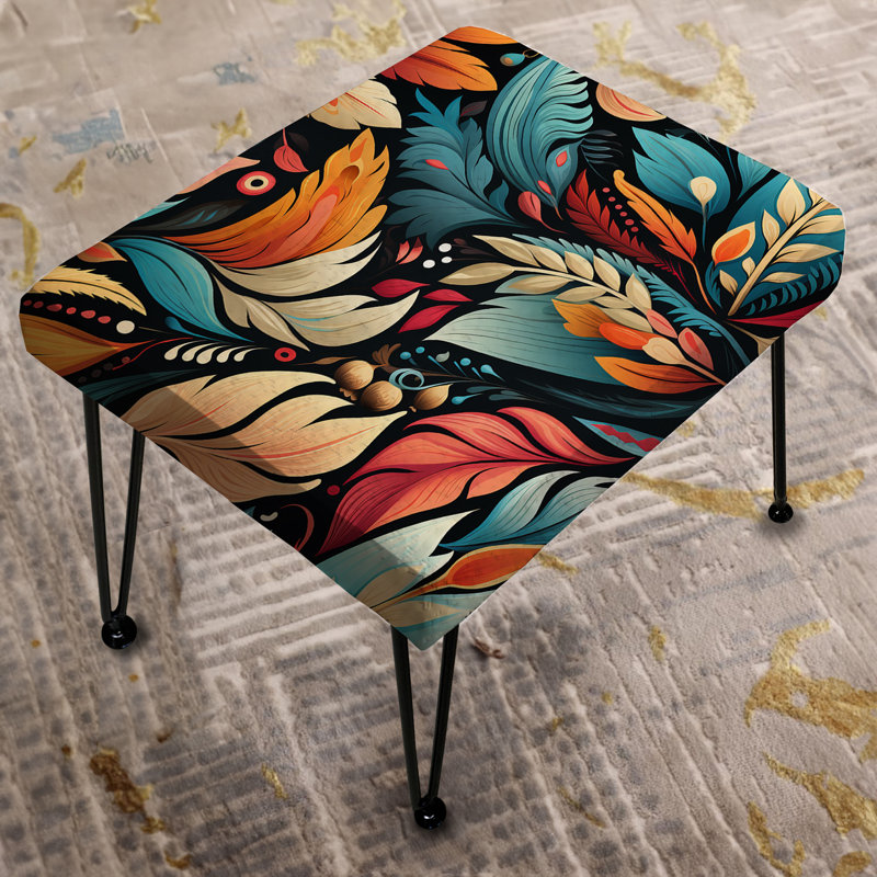 Artistic Nomad Boho Pattern - Boho Rectangle Ottoman