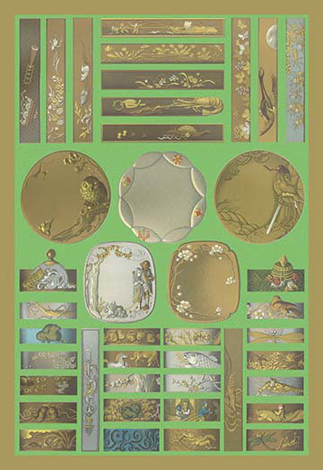 « japanese imagees #1 » par auguste racinet, impression