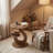 Rustic End Table, Sofa Side Table for Living Room