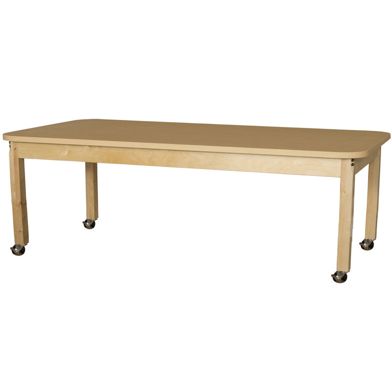 Table rectangulaire d'activités, 14 po, H 29 po x L 60 po x l 30 po