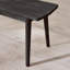 Bhawari Small Black Wooden Dining Table & 2 Benches