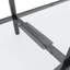 Hannmeike Glass Top Console Table-443084618-443084630