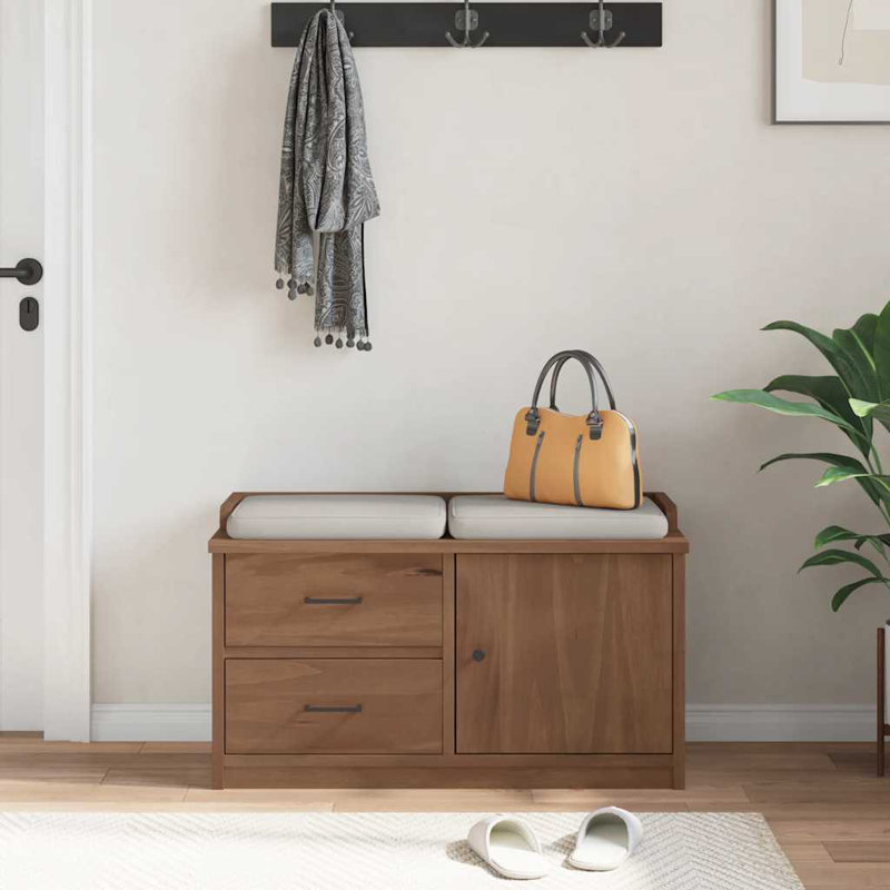 Bepler Shoe Storage Cabinet, Walnut