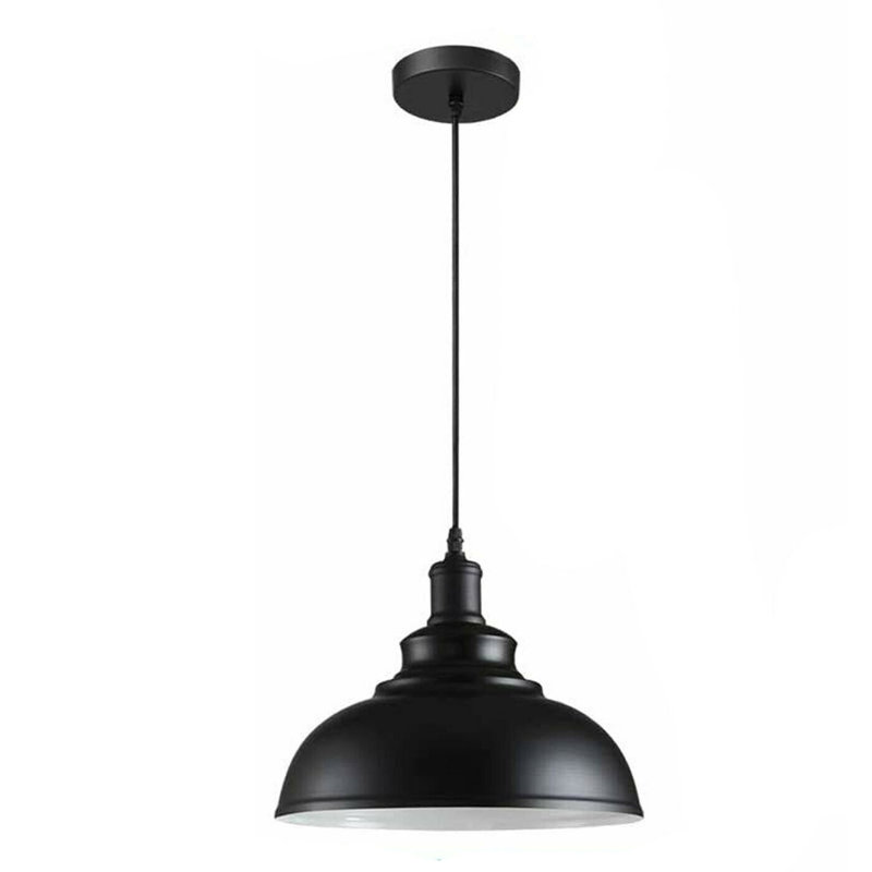 Reich 1 - Light Dome Pendant, 120cm H x 29cm W x 29cm D, Matt Black