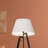 Architectural Tripod 27" Table Lamp with Textured Shade - Cozy Illumination