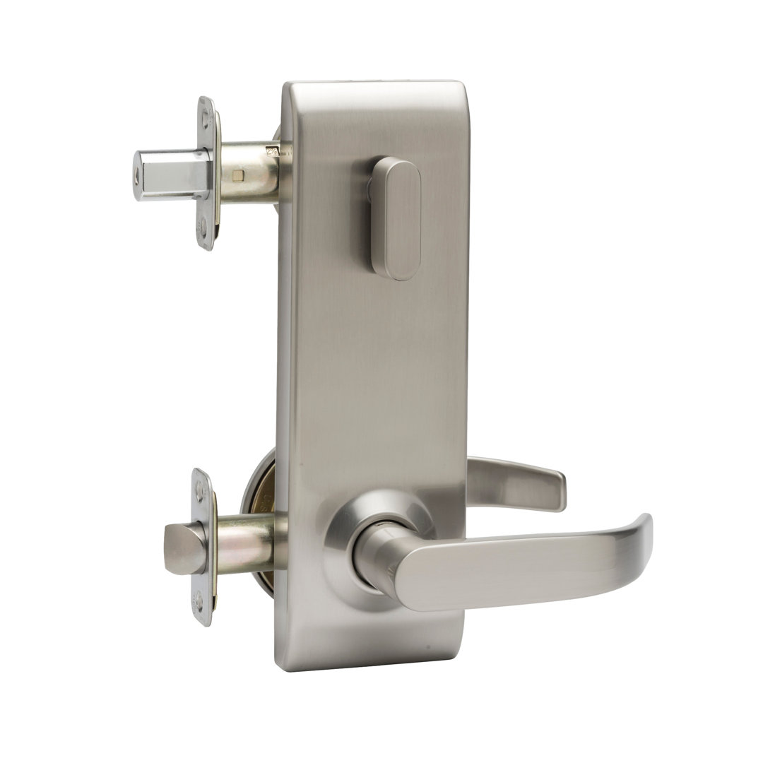 Complete Commercial Entry Lever Set with Single Cylinder Deadbolt Copper Creek