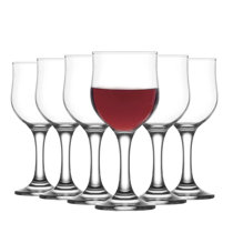 JBHO Hand Blown Italian Style Crystal White or Red Wine Glasses - Gift  Packaging