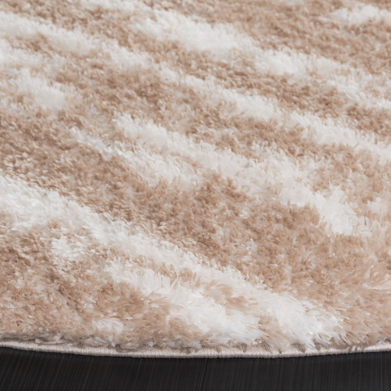 Kalice Tahoe Shag Performance Rug, Round 6'7"