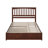 Asparas Solid Wood Platform Bed with Footboard & Roll Out Trundle Bed-838506820-841453185