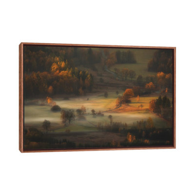 Speak Of The Sun by Izabela Laszewska-Mitrega/Darek Mitrega - Floater Frame Painting on Canvas