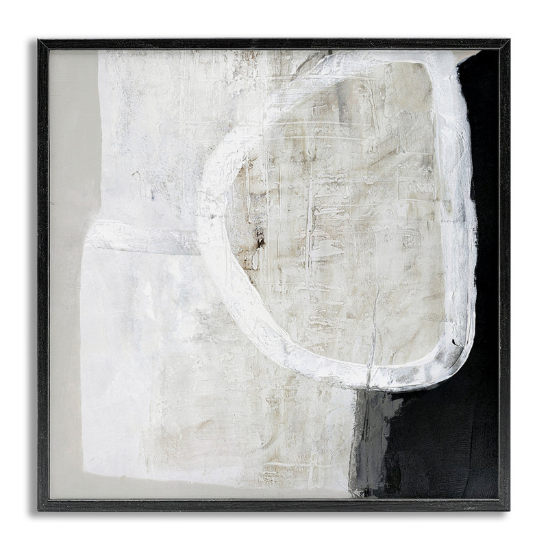 Art moderne abstrait giclée encadrée par Design Fabrikken, H 24 po x l 24 po, Estampe numérique Farmhouse