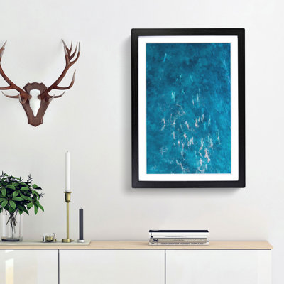 Many Dolphin - Picture Frame Painting Print