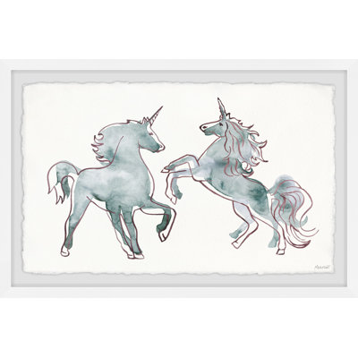 «Breanna Unicorns Rules», reproduction encadrée