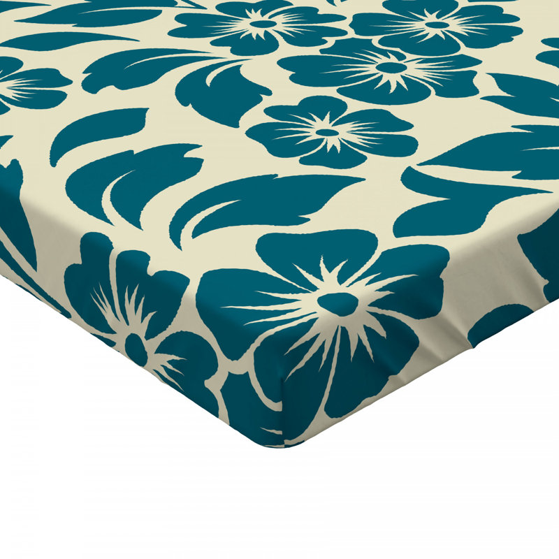 Drap-housse en microfibre Petals Blossoms Shabby, Drap-housse de taille simple