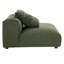 Solace 4-Piece Modular Corduroy Upholstered Sectional Sofa With Ottoman In Fern-101704620