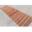 Tapis de style Kilim turc antique en brun riche - idéal pour les couloirs et la décoration intérieure Anatolian