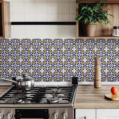 5'' W x 5'' L Vinyl Peel and Stick Mosaic Tile